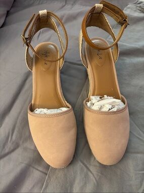 Style & Co. Blush Nude Ankle-Strap